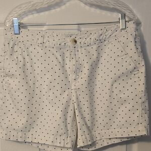 Dockers White Polka Dot Women's Shorts